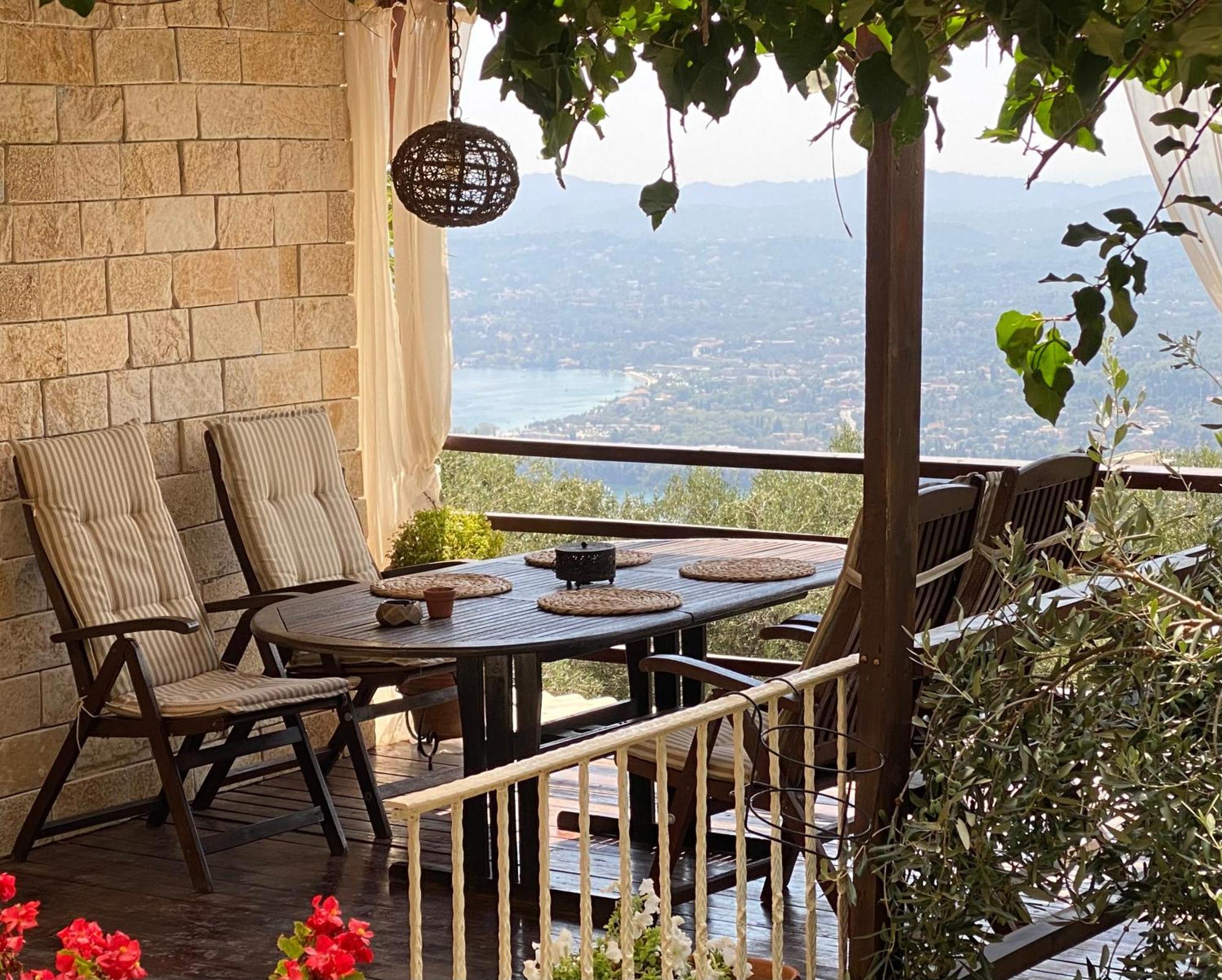 Lorantina Sea View Holiday House In Corfu - Near Barbati Beach Spartylas Luaran gambar